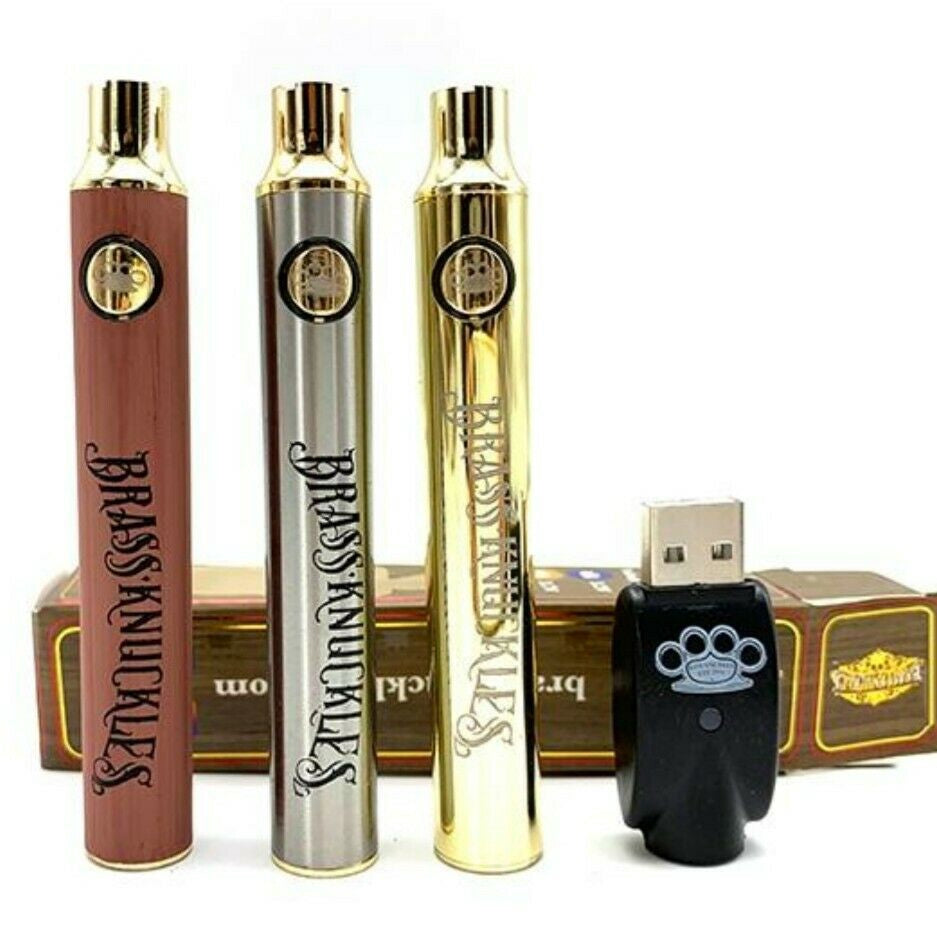 Brass Knuckles Variable Voltage - 900mAh - 510 Thread Battery – the  daberHashery nz