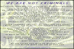 We Are Not Criminals