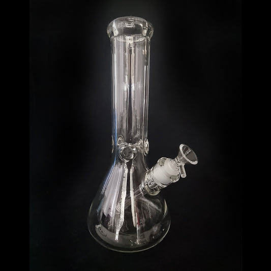 Water Pipe - Conical Flask - Clear Glass - 30cm