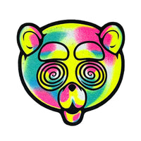 MoodMat - Limited Edition 1 of 420 - Heady UV Teddy - By Shurlok Holm - 8" Custom Cut - Full Colour / UV Print