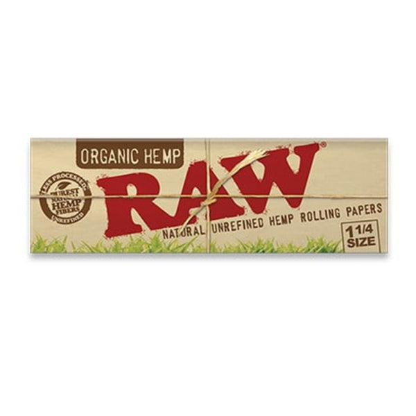 RAW® - Natural - Organic Hemp Papers - 1 1/4 Size - 50 Leaves